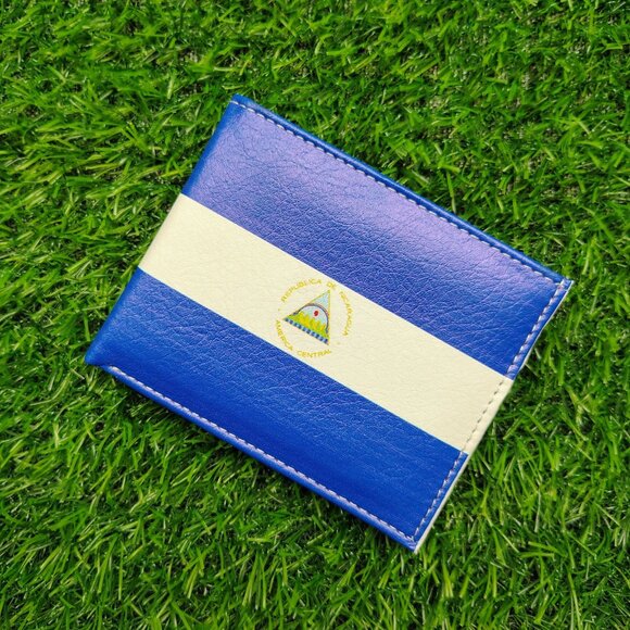 Printed Bifold Leather Wallet for Men with Gift Box - Picture 5 of 6